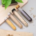 thumbnail image 6 of Uxcell 45ml Plastic Test Tubes with Screw Caps, 6Pcs 141x25mm Tubes for Party Decoration Lab Use, Black, 6 of 6
