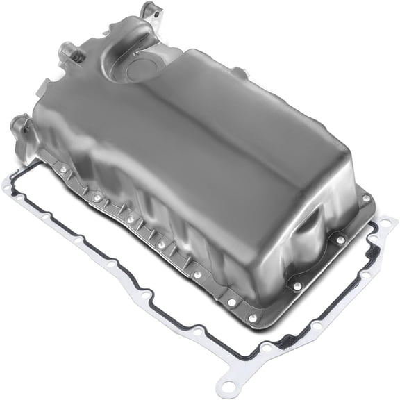 A-Premium Engine Oil Pan Sump with Drain Plug & Gasket Compatible with Volkswagen Jetta 1999-2005 Beetle 1998-2006 Golf 1999-2006 1.9L 2.0L