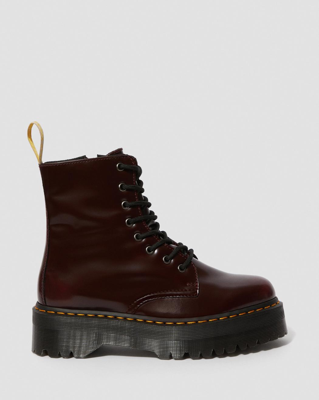 Dr. Martens JADON Boots CHERRY RED - Walmart.com