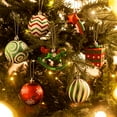 thumbnail image 5 of Valery Madelyn 70ct Christmas Ornaments Set, Red Green White Hanging Tree Ornaments for Holiday Decor, 5 of 7