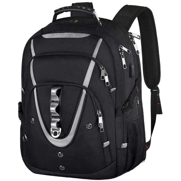 18.4 Laptop Backpack Men,Women 55L Extra Large Gaming Laptops Backpack with USB Charger Port,TSA Friendly Flight Approved and RFID Anti-theft Pocket,Water Resistant Suiltable for