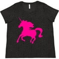 thumbnail image 3 of Inktastic Pink Unicorn Women's Plus Size T-Shirt, 3 of 5