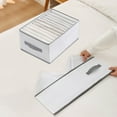 thumbnail image 2 of Bdday Under Bed Storage Foldable Clothing Storage Box Wardrobe Classification Container Household Clothing Bedroom Socks Pants Drawer Organizers Dorm Room Storage, 2 of 7