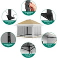 thumbnail image 3 of ChaoLink 12x12 Pop Up Gazebo Outdoor Canopy Shelter with Mosquito Netting and 4 Stakes, Instant Gazebo Tent, 3 of 7