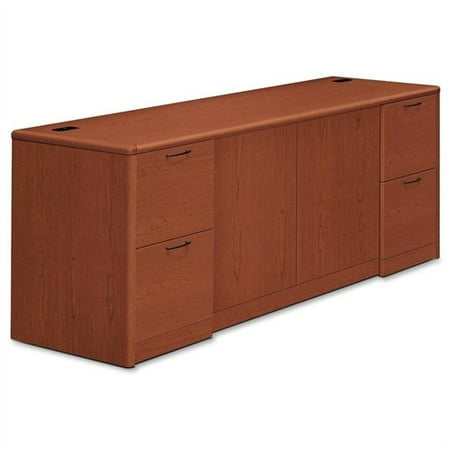 - Hon 10700 Series Credenza With Doors & File Pedestals - 72