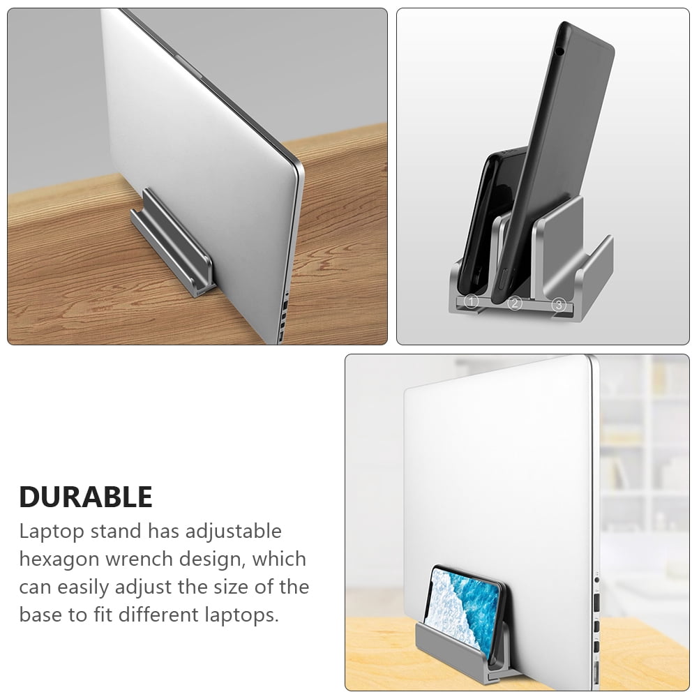 LEORX Laptop Stands Grey Aluminum Alloy 1Pcs