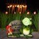 thumbnail image 1 of Figuras de rana perro pájaros y gatos con luz Solar decoración de paisaje resina para el patio del hogar Hugtrwg Para estrenar, 1 of 9
