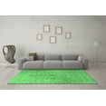 thumbnail image 3 of Ahgly Company Indoor Square Persian Emerald Green Traditional Area Rugs, 6' Square, 3 of 4