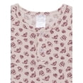 thumbnail image 4 of Modern Moments by Gerber Toddler Girl Henley Pajama Set, 2-Piece, Sizes, 12 Months - 5T, 4 of 8