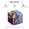thumbnail image 4 of Cauagu Spring Flower Seasonal Print Tissue Box Cover,Leather Square Holder - Decorative Holder/Organizer for Bathroom, Night Stands, Office Desk & Car 5"X5"X5", 4 of 7