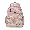 thumbnail image 1 of Patterned Chic Paisley Backpack Spine-Protecting Design for School & Travel, 1 of 5