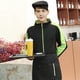 thumbnail image 5 of Hombre Chaqueta Outdoor cremallera para proteger Mujer Cuello Alto Camiseta Manga Top Transpirable Elástico Suéter Negro 4XL BLESIY Fleece Warm Jacket, 5 of 8