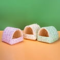 thumbnail image 5 of Rat Hamster House Bed Winter Warm Fleece Small Pet Squirrel Chinchilla Rabbit Guinea Pig Bed House Cage Nest Hamster Accessories, 5 of 7