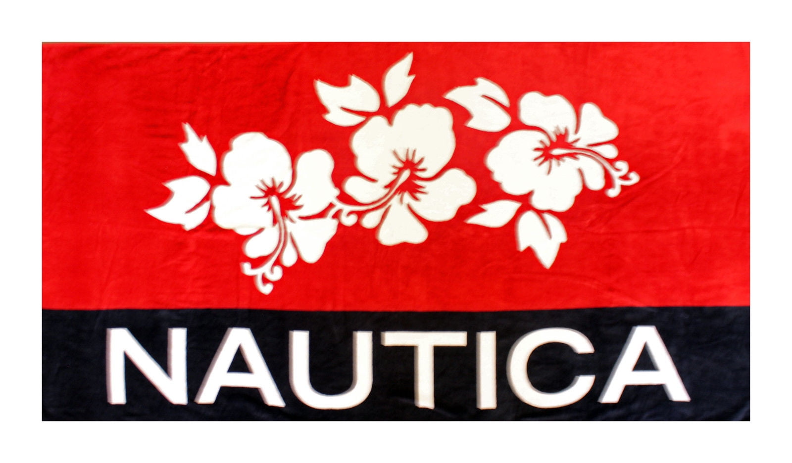 Beautiful 100% Cotton Pool Bath Spa Nautica Beach Towel 35x66" New Palms Coast 