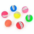 thumbnail image 3 of Bola de dientes de juguete para perros, 2 uds., juguete para mascotas resistente a los dientes, juguete esférico, barra de dientes, Color aleatorio inteligente oso de fresa Electrónica, 3 of 4