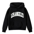 thumbnail image 4 of Byoo Toddler Girl's Los Angeles Printed Hoodie Casual Sports Long Sleeve Hooded Sweatshirt, 4 of 4