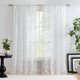 thumbnail image 2 of Juego de 2 cortinas Jubilantex de encaje floral blanco transparente, 132 x 213 cm, 2 of 7