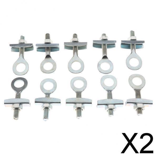 Tensor de cadena de bicicleta Colamx 10 Uds plateado 5mm x 5cm