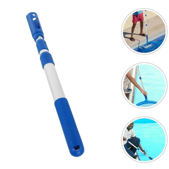 WHAMVOX 2pcs Pool Net Pole Metal Connecting Pole Swimming Pool Net Accessory Aluminum Pool Pole Swimming Pole Skimmer Net Pole Fishing Net Poles