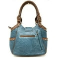 thumbnail image 2 of Western Style Rhinestone Concho Buckle Purse Women Shoulder Bag in 5 colors, 2 of 3