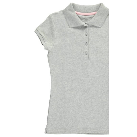 Nautica Big Girls' Knit Polo with Picot Collar (Sizes 7 - 16)