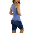 thumbnail image 3 of ToBeInStyle Womens Essential Ribbed Racerback Versatile Layering Cotton Blend Tank Top, 3 of 4