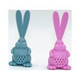 thumbnail image 5 of Oleegame 2PC Sink Drain Filter Cover Tea Set Rabbit Tea Maker Rabbit Tea Filter Silicone Rabbit Tea Leakage Tea Bag Angry Rabbit Toothpick Box Pink, 5 of 5
