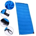 thumbnail image 1 of Saco de dormir Cola de forro suave Manta de Camping azul, 1 of 8