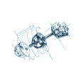 thumbnail image 2 of Wellingsale 14K White Gold Polished 4mm Round Birth CZ Cubic Zirconia Stone Solitaire Basket Style Prong Set Stud Earrings With Screw Back - October, 2 of 4