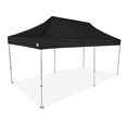 thumbnail image 2 of Impact Canopy 10x20 Instant Pop Up Canopy Tent, Commercial Grade Aluminum Frame, Wheeled Roller Bag, Black, 2 of 6