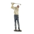thumbnail image 2 of Estatua de resina moderna de golfista, escultura artística, decoración para el hogar, vitrina de vinos, regalo B, 2 of 9