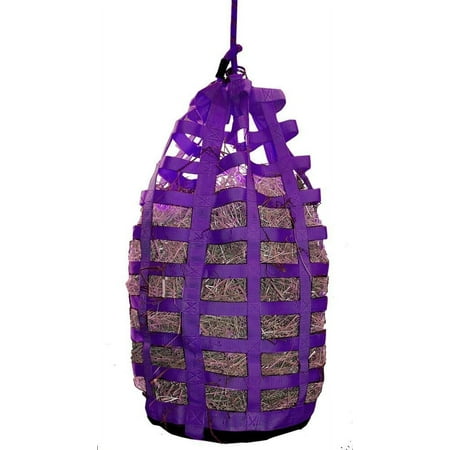 UPC: 1002350000388 | Derby Originals Go Around Open Sided Slow Feed Hay Bag – Purple