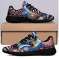 thumbnail image 3 of God Bless America Eagle 4th Of July Shoes Sneakers Black Size 5, 3 of 7