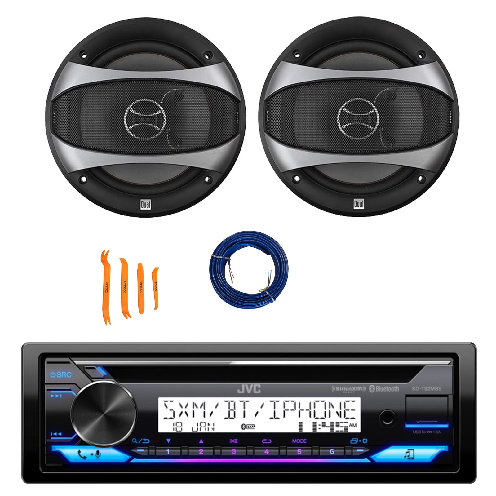 BOSS Audio Systems, Marine Bluetooth Gauge Receiver, Weatherproof