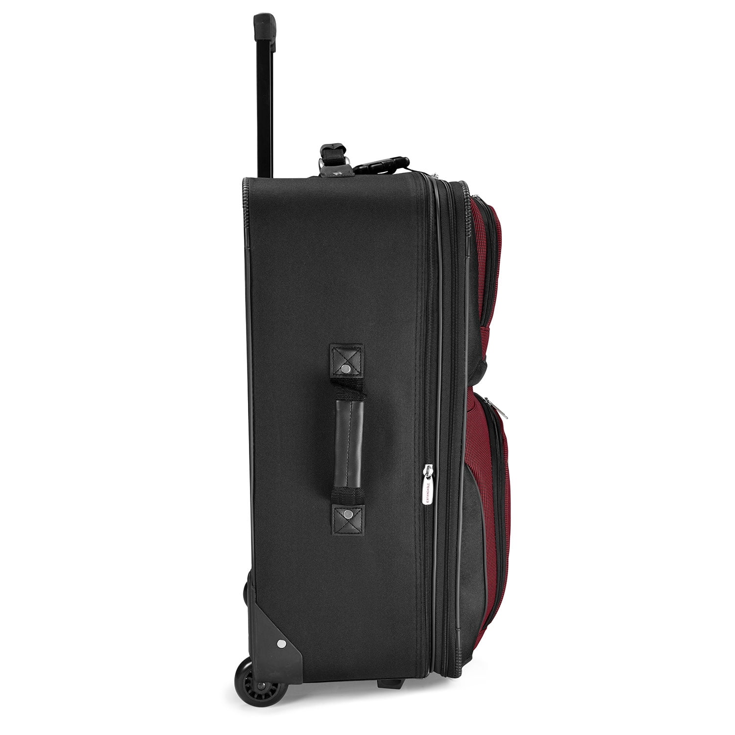 Travel Select Amsterdam Expandable Rolling Upright Luggage, Burgundy, 25" Checked Medium