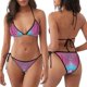 thumbnail image 3 of Balery Pink Shark Pool Fantasy Pijama Estampado Bikini de Dos Piezas para Mujer - Conjunto de Bikini Ajustable Sexy y Cómodo para Playa, 3 of 6