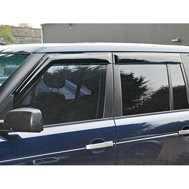 BRITPART Wind Deflector Set 4 Pieces Compatible with Land Rover Range Rover 2003-2012 L322, Part # DA6075