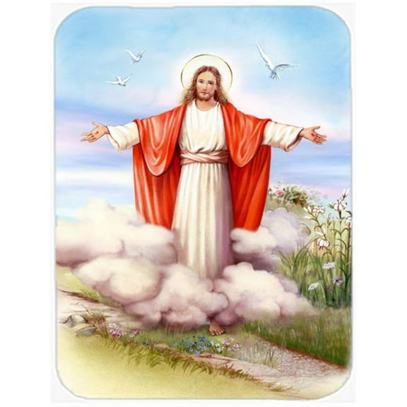 Easter Jesus is Risen Mouse Pad, Hot Pad or Trivet