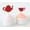 Red, variant on Darling Souvenir, Bridal Shower Tea Party Cupcake Topper, Birthday Dessert Decorations Tea Kettle Cup Cupcake Toppers - Pack Of 20