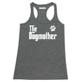 thumbnail image 1 of The Dogmother Dog Lovers Mother's Day Women's Tank Top, S, H. Charcoal, 1 of 2