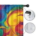 thumbnail image 4 of Blackout Kids Curtains,Colorful Circular Pattern Childrens Insulated Curtains Set Of 2,Bedroom Essentials,Toddler Room Decor 42"x54", 4 of 5