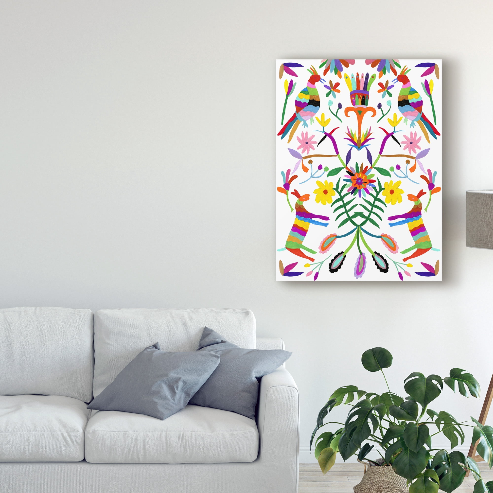 Trademark Fine Art 'Modern Otomi I' Canvas Art by Melissa Wang