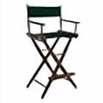 thumbnail image 3 of American Trails Extra-Wide Premium 30" Director's Chair Mission Oak Frame with Hunter Green Canvas, Bar Height, 3 of 4