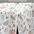 thumbnail image 4 of Fruit Dog Crate Cover, Soft Watermelon Pears Herbs Leaves Feathers Cucumber Juice Shake Apple, Easy to Use Pet Kennel Cover Small Dogs Puppies Kittens, 7 Sizes, Coral Mint Green White, by Ambesonne, 4 of 6
