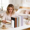 thumbnail image 6 of Book Ends For Shelves School Home Desk Book Stopper Dividers Organizer Holder 2PCS, 6 of 6
