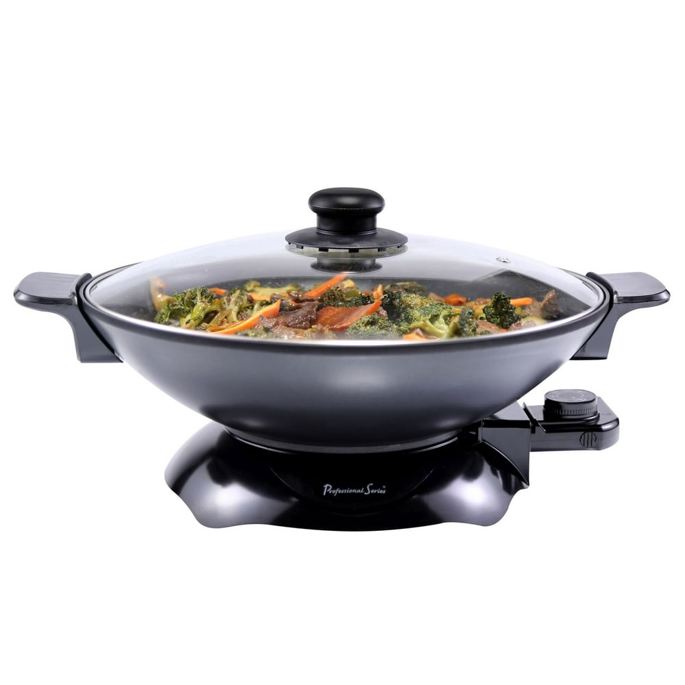 Continental Electric 4.5 Liter Adjustable Temperature Electric Wok