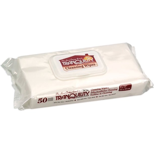 Tranquility Cleansing Wipes 9"x 13" 50 ea