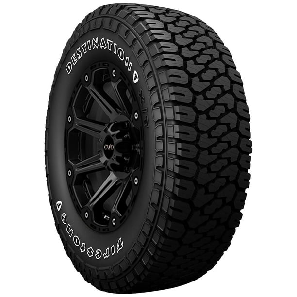 31x10 50R15LT Firestone Destination X T 109R C 6 Ply White Letter Tire