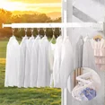 thumbnail image 2 of 3 percheros de pared plegables para colgar la ropa, blanco ER, 2 of 5