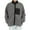 Gray, variant on IROINNID Men's Shearling Long Sleeve Solid Color Comfy Fleece Lamb Fleece Jacket Warm Jacket Cotton Jacket